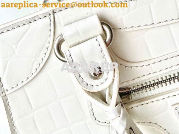 Replica Balenciaga Neo Classic Top Handle Bag in Crocodile Embossed Ca 7