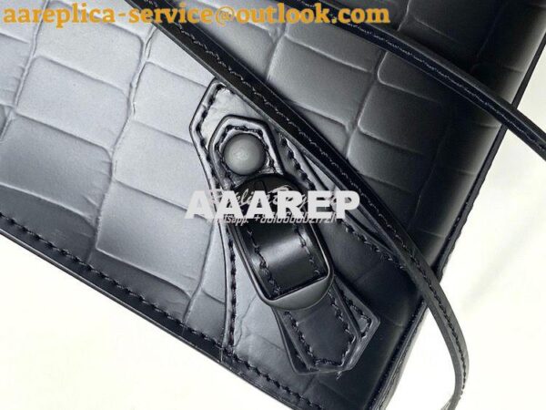 Replica Balenciaga Neo Classic Top Handle Bag in Crocodile Embossed Ca 24