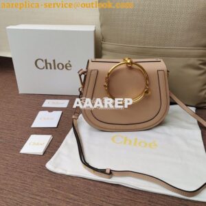 Replica Chloe Nile Bracelet Bag Biscotti Beige