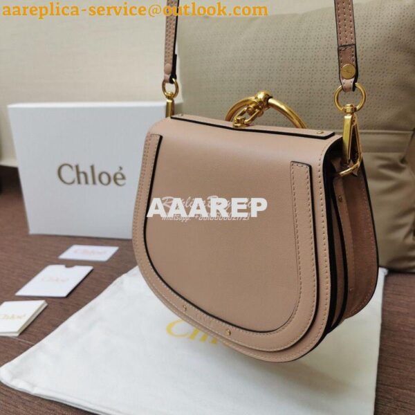 Replica Chloe Nile Bracelet Bag Biscotti Beige 4