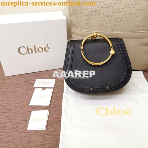 Replica Chloe Nile Bracelet Bag Black 3