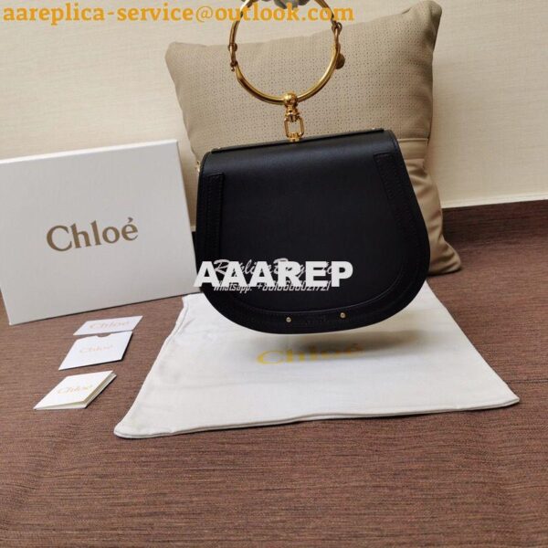 Replica Chloe Nile Bracelet Bag Black 4