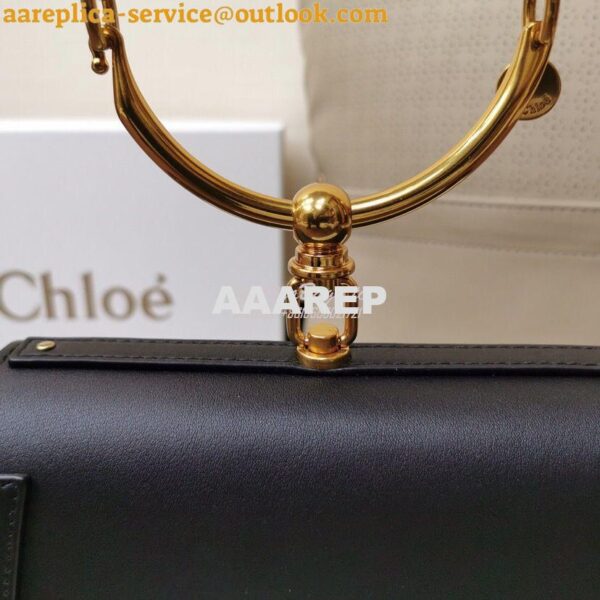 Replica Chloe Nile Bracelet Bag Black 6