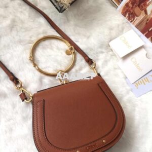 Replica Chloe Nile Bracelet Bag Caramel