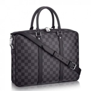 Replica Louis Vuitton Porte Documents Voyage PM Damier Graphite N41478 BLV866