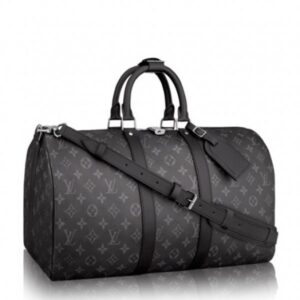 Replica Louis Vuitton Keepall 45 Bandouliere Monogram Eclipse M40569