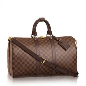 Replica Louis Vuitton Keepall Bandouli??re 45 Damier Ebene N41428