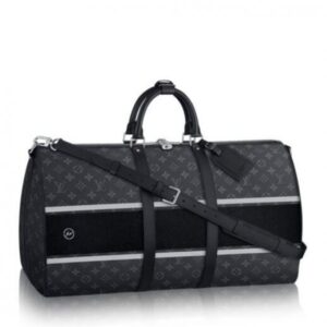 Replica Louis Vuitton Keepall Bandouli??re 45 Monogram Eclipse Flash M43413