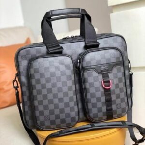 Replica Louis Vuitton Utility Business Bag Damier Graphite N40278 BLV876 2