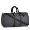 Replica Louis Vuitton Keepall Bandouli??re 55 Damier Ebene N41414