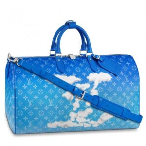 Replica Louis Vuitton Keepall Bandouliere 50 Bag Monogram Clouds M45428