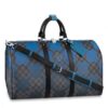 Replica Louis Vuitton Keepall Bandouliere 50 Damier Graphite 3D N50016