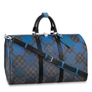 Replica Louis Vuitton Keepall Bandouliere 50 Damier Graphite Giant N40410