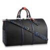 Replica Louis Vuitton Keepall Bandouliere 50 Leather Denim M45975 2