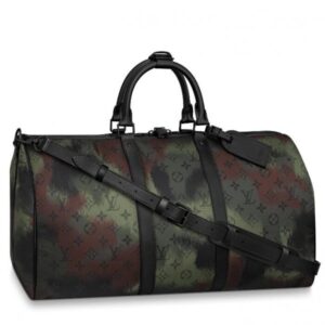 Replica Louis Vuitton Keepall Bandouliere 50 Monogram Camouflage M56416