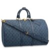 Replica Louis Vuitton Keepall Bandouliere 50 Monogram Denim M44644