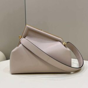 Replica Fendi 8BP127 FENDI FIRST Medium Light Pink leather bag 2