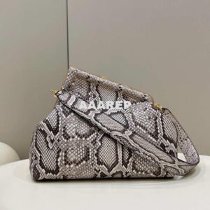 Replica Fendi 8BP127 FENDI FIRST Medium Natural python leather bag 2