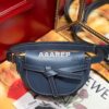 Replica Loewe Gate bumbag in Soft Calfskin 271922 Black