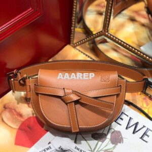 Replica Loewe Gate bumbag in Soft Calfskin 271922 Tan