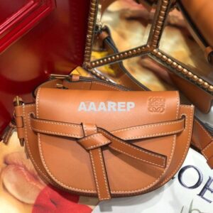 Replica Loewe Gate bumbag in Soft Calfskin 271922 Tan 2