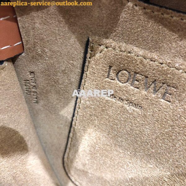 Replica Loewe Gate Small Bag 397511 Ocre/ Pink 10