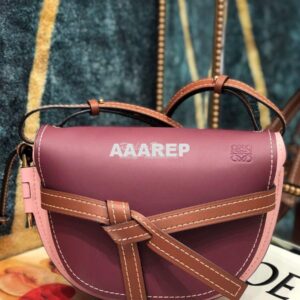 Replica Loewe Gate Small Bag 397511 Oxblood/Pink