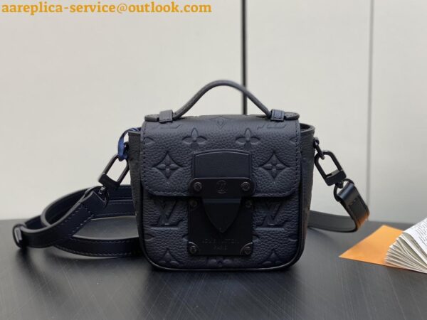 Replica Louis Vuitton Black Pico S-Lock LV Bag M83148 3