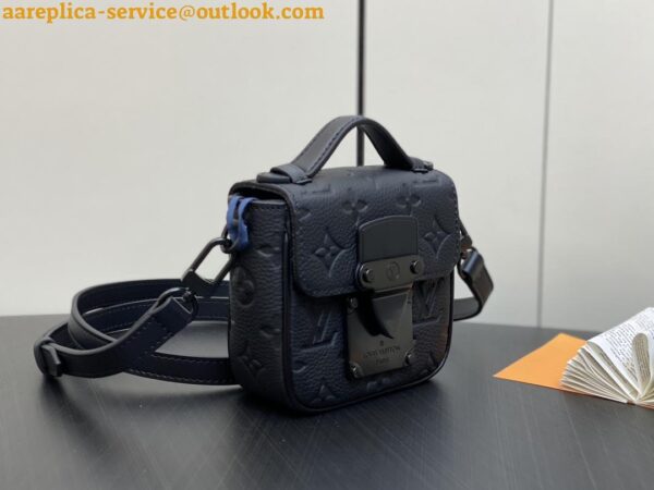 Replica Louis Vuitton Black Pico S-Lock LV Bag M83148 4