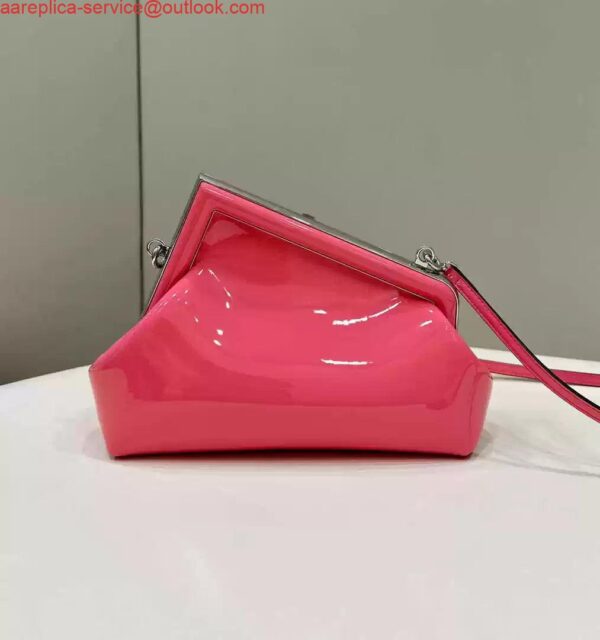 Replica Fendi 8BP129 Fendi First Small Rose Pink patent leather bag