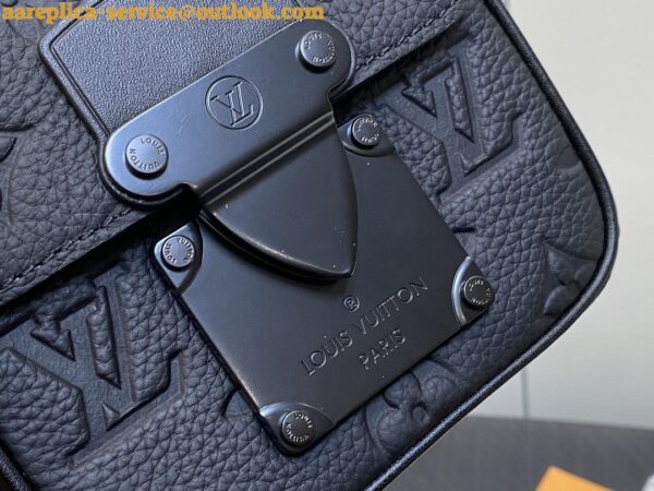 Replica Louis Vuitton Black Pico S-Lock LV Bag M83148 8