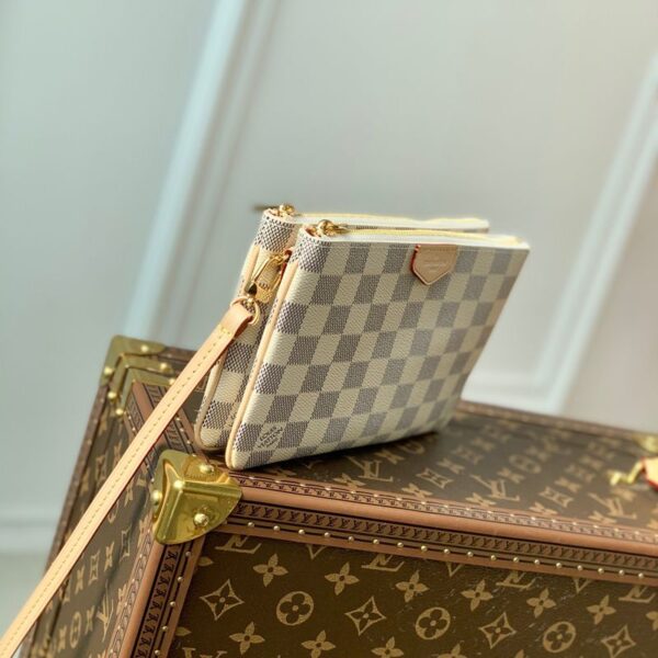 Replica Louis Vuitton Double Zip Pochette LV N60460 3