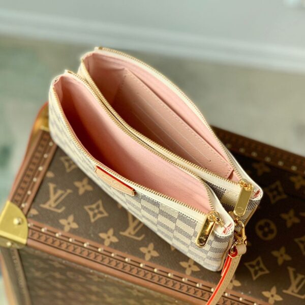 Replica Louis Vuitton Double Zip Pochette LV N60460 8