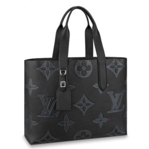 Replica Louis Vuitton Cabas Voyage Tote Taurillon Shadow M57290 BLV912