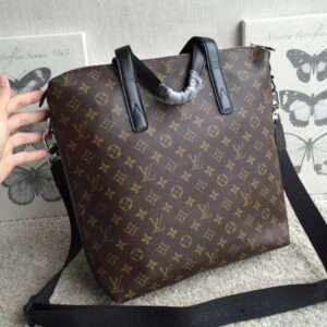 Replica Louis Vuitton Kitan Tote Monogram Macassar M40388 BLV910 2