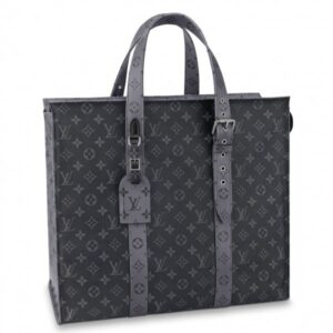 Replica Louis Vuitton New Cabas Zippe GM Monogram Eclipse M45379 BLV914