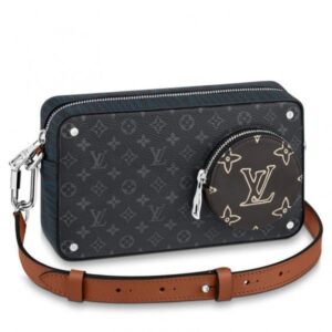 Replica Louis Vuitton Volga On Strap Monogram Eclipse M69688 BLV908