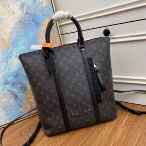 Replica Louis Vuitton Tote Backpack Monogram Eclipse Canvas BLV915 2