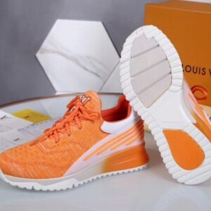 Replica Louis Vuitton Men's Orange V.N.R Sneakers 2