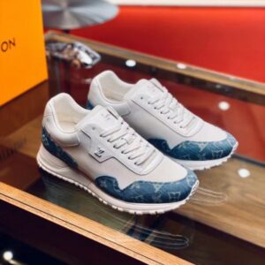 Replica Louis Vuitton Men's Run Away Sneaker In Denim and Mesh 2