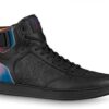 Replica Louis Vuitton Rivoli Sneaker Boots In Mix Monogram Canvas 2