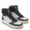 Replica Louis Vuitton Rivoli Sneaker Boots In Black Monogram Leather