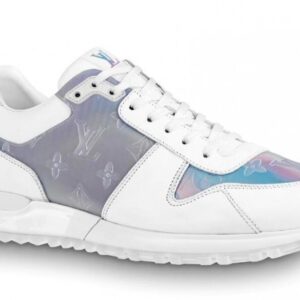 Replica Louis Vuitton Run Away Sneakers In Iridescent Monogram Textile