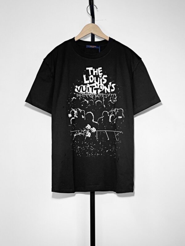 Replica Louis Vuitton LV CONCERT PRINT TSHIRT 1AARPA 4