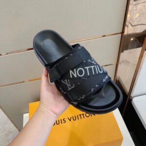 Replica Louis Vuitton Honolulu Mules In Monogram Denim 2