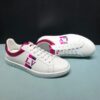 Replica Louis Vuitton LV Trainer Mules In White Leather 2