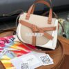 Replica Loewe Gate Top Handle Mini Bag 66042 in Natural Calfskin Tan 2