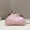 Replica Fendi 8BP129 First Small Fuchsia leather and python leather bag 80043M Black