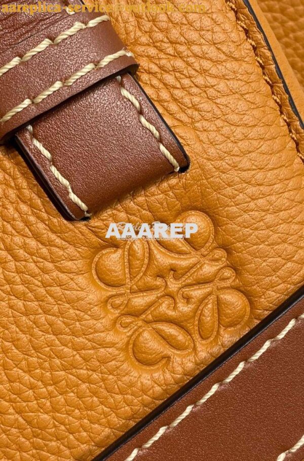 Replica Loewe Gate Top Handle Mini Bag 66042 Light Caramel 6