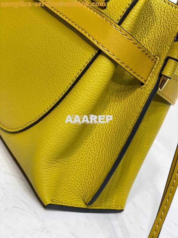 Replica Loewe Gate Top Handle Mini Bag 66042 Ochre 8